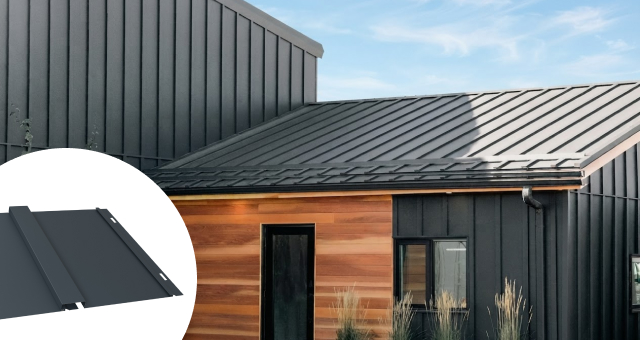Board and batten siding panels in Toronto